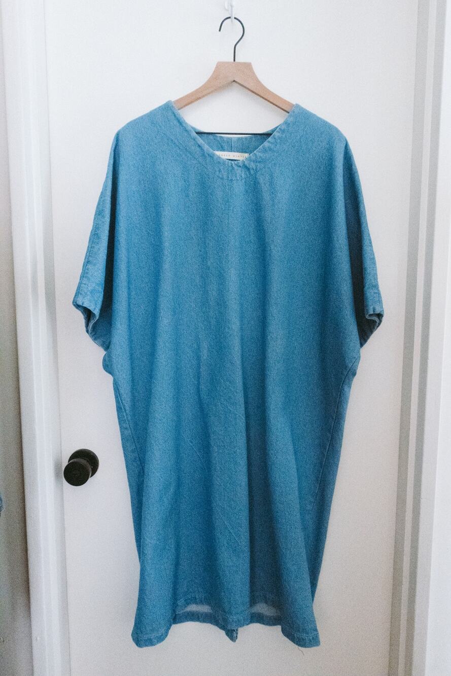 Lauren Winter Denim Caftan Dress Slow fashion